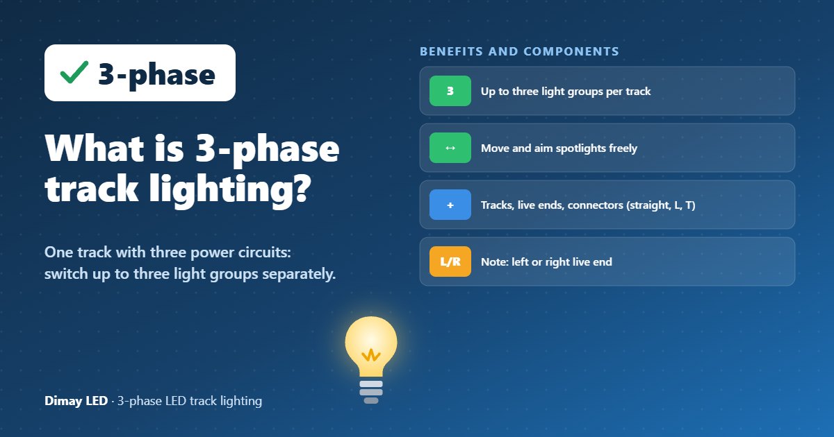 Infographic: What is 3-phase track lighting?