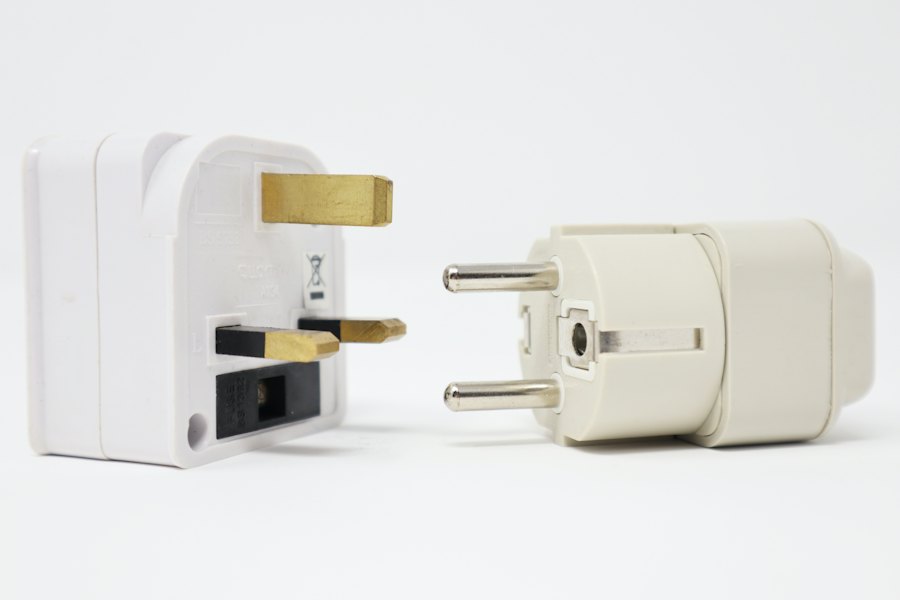 Two power cord plugs